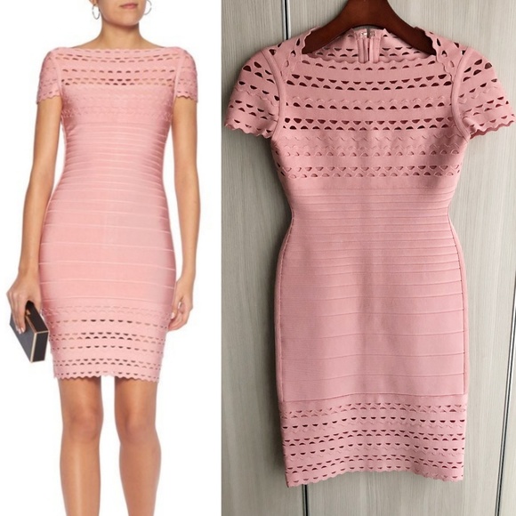 Herve Leger Dresses & Skirts - Herve Leger "Tracie" laser-cut bandage dress- NWT